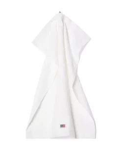 Lexington Velour Jacquard Håndkle Med Logo Hvitt 70x130cm