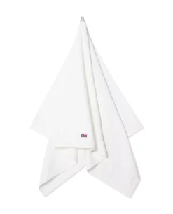 Lexington Velour Jacquard Håndkle Med Logo Hvitt 50x70cm