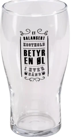 Ølglass Øl I Hver Hånd 570ml