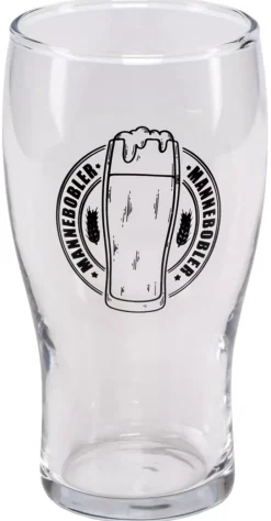 Ølglass Mannebobler 570ml