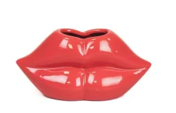 Lip Krukke/Vase Rød H7