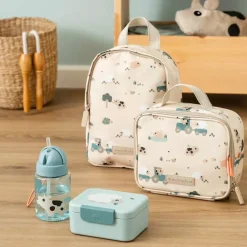 Liten Matboks Med Snackspyd Tiny Farm Blå