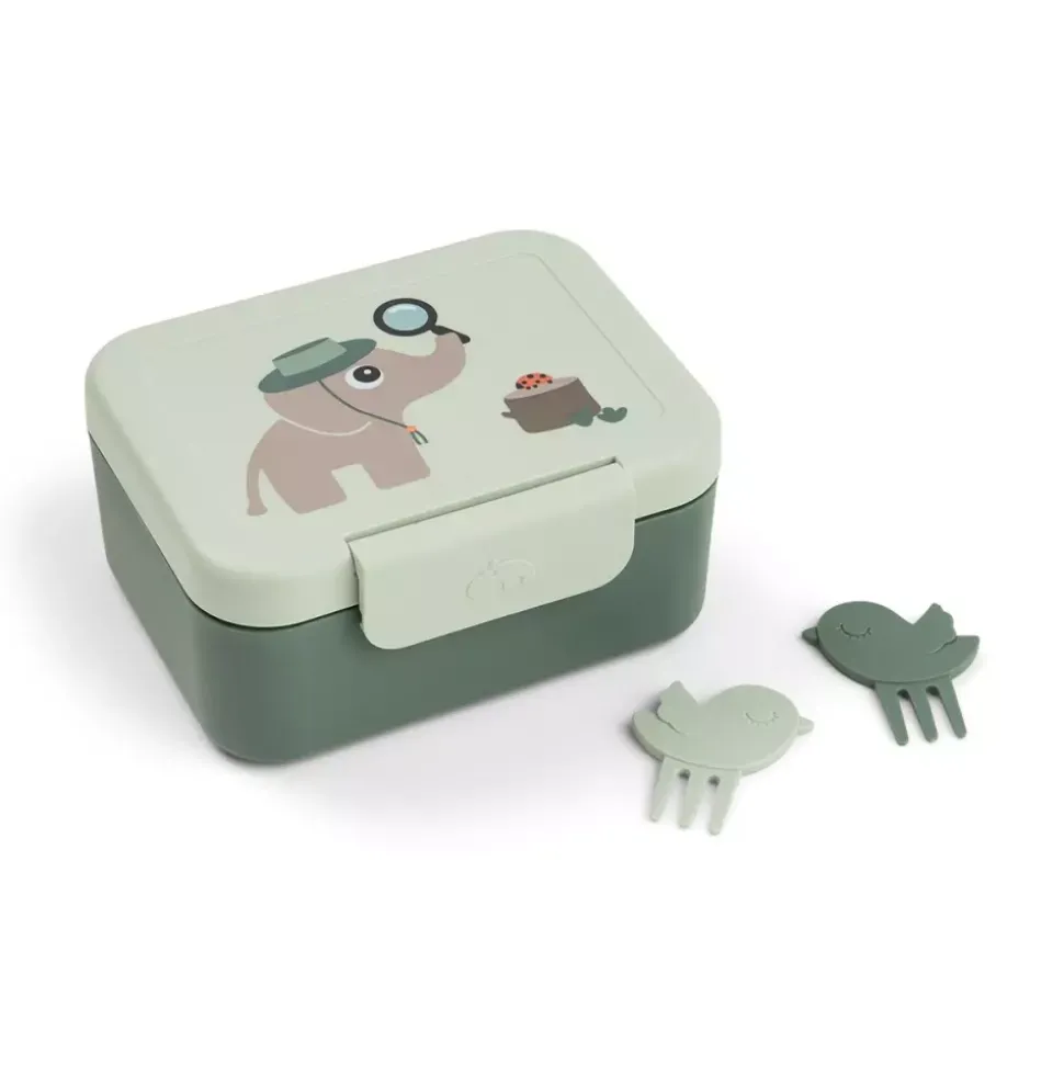 Liten Matboks Med Snackspyd Tiny Trails Grønn