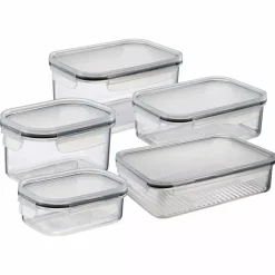 Locknlock - Oppbevaring s/5 - 0,26/0,45/0,91/1,5/2,1 l