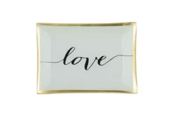 Love Plates - Love M White
