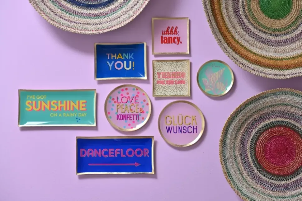 Love Plates - Love Peace & Konfetti