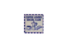 Love Tiles Coaster Coffee Lovers Social Club