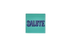 Love Tiles Coaster Salute