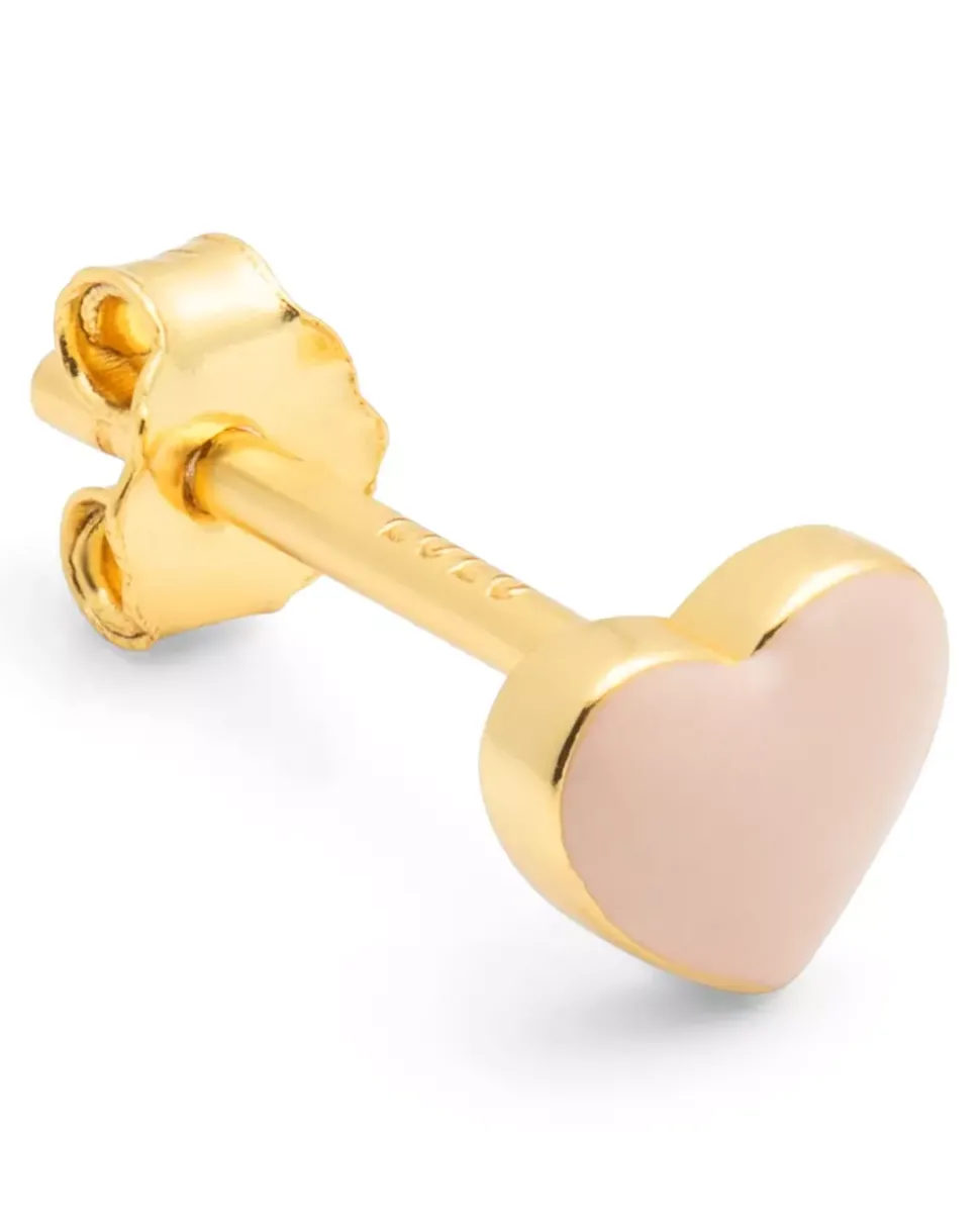 Love U Ørering 1 Stk Dusty Peach