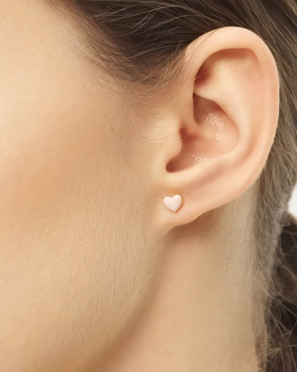 Love U Ørering 1 Stk Dusty Peach