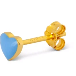 Love U Ørering 1 stk Light Blue