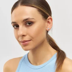 Love U Ørering 1 stk Light Blue