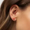 Love U Ørering 1 stk Red