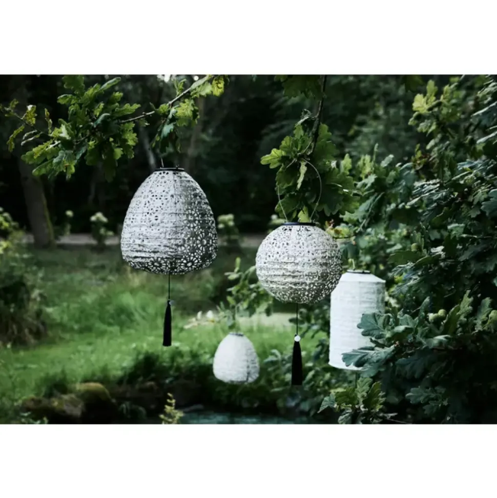 Lunaria Solar Lanterne Hvit D18 x H33
