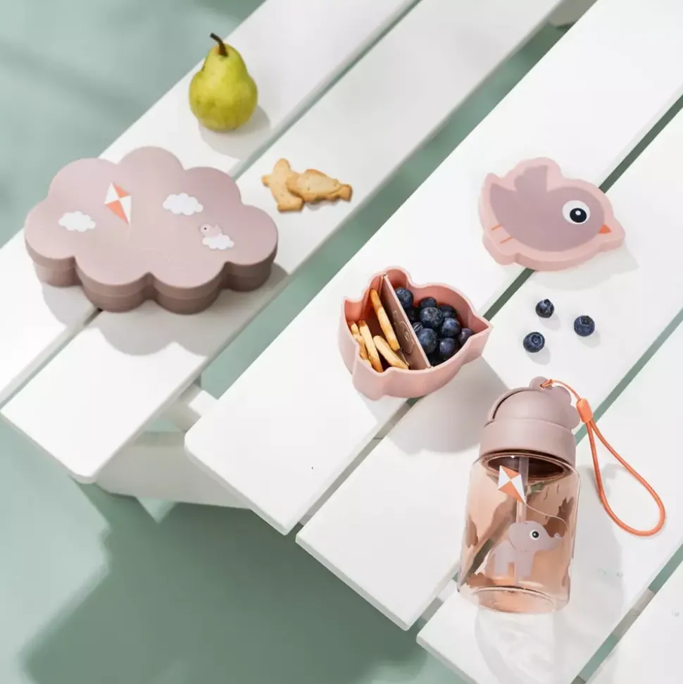 Lunsj& Snackbox Med Drikkeflaske Pudder