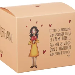 Lykketegning - Hjertevarme - Krus - 45 cl