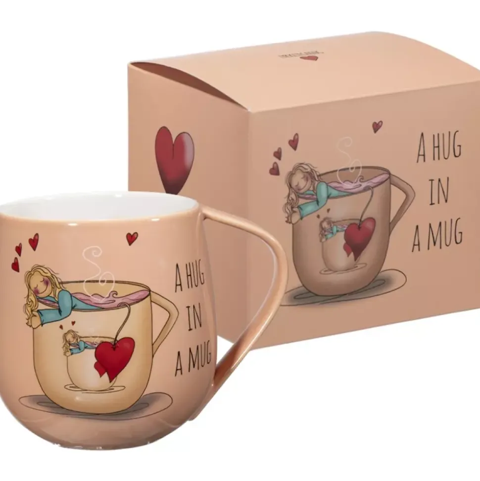 Lykketegning Krus Hug in a mug