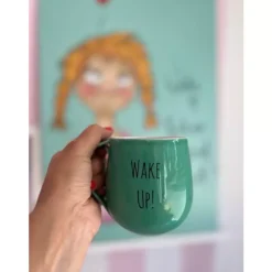 Lykketegning Krus Wake Up