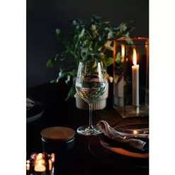 Lykketegning Rødvinsglass Venn