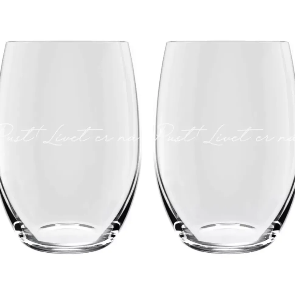 Lykketegning Vannglass 2pk