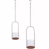 Lykter I Rust - Hengende Med Glass s/2