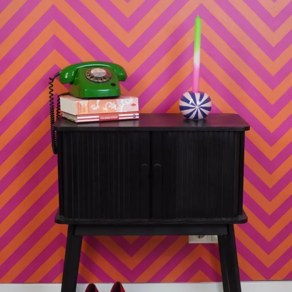 Lysestake Swirl Blå/Rosa H10
