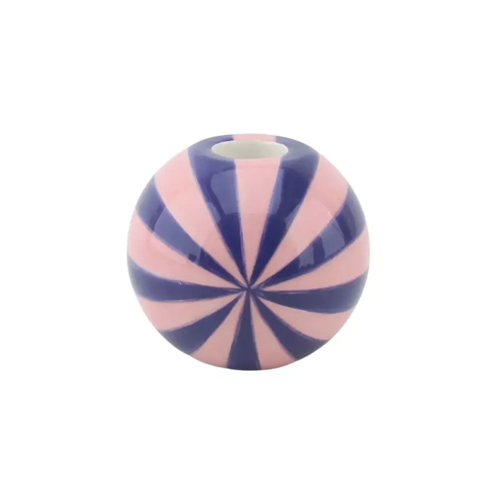 Lysestake Swirl Blå/Rosa H10