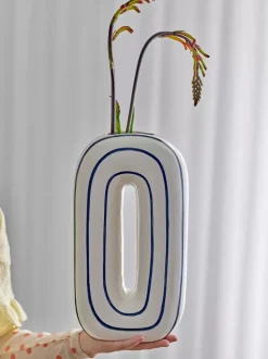 Mae Vase, Blå, Keramik