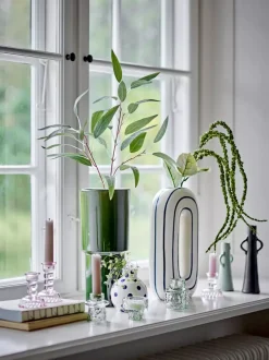 Mae Vase, Blå, Keramik