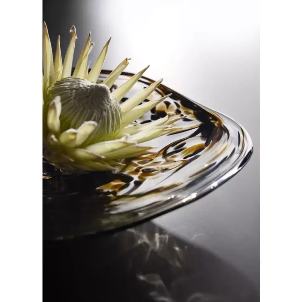 Magnor - Art fat kunstglass sort/brun 44 cm