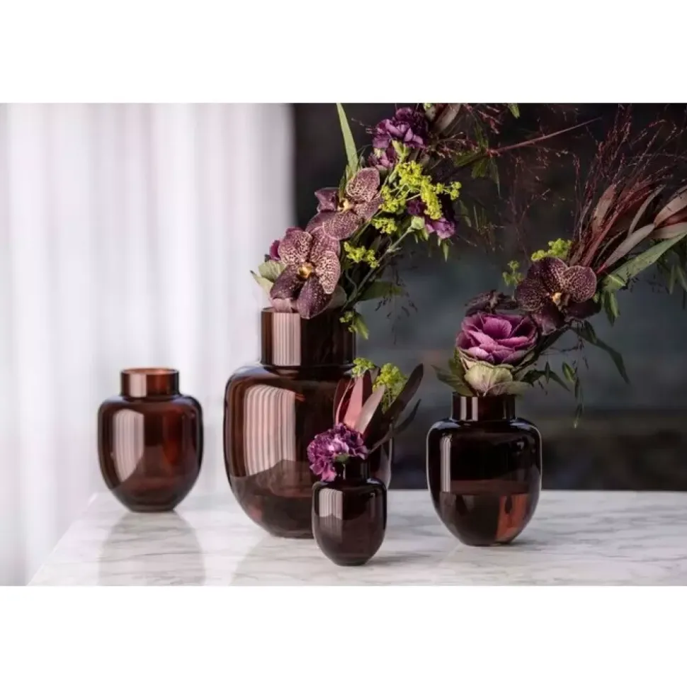 Magnor- Family vase brun liten 11 cm