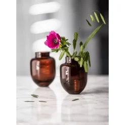 Magnor- Family vase brun liten 11 cm