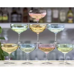 Magnor Happy Champagneglass Blå