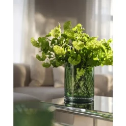 Magnor Harlekin Lykt/vase M Grønn 24cm