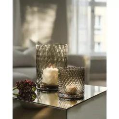 Magnor Harlekin Lykt/vase M Light Topaz 24cm