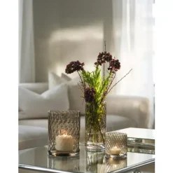 Magnor Harlekin Lykt/vase S Light Topaz 12,5cm