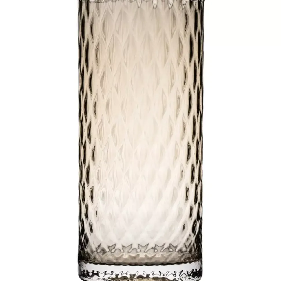 Magnor Harlekin Vase Høy Malt Light Topaz 28cm