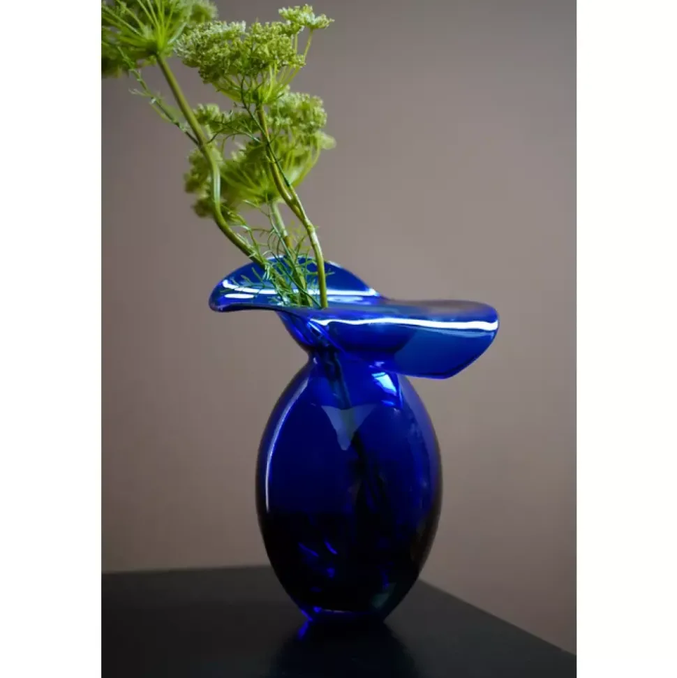 Magnor - Iris vase blå 30 cm