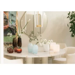 Magnor - Lumo lykt/vase hvit 19 cm