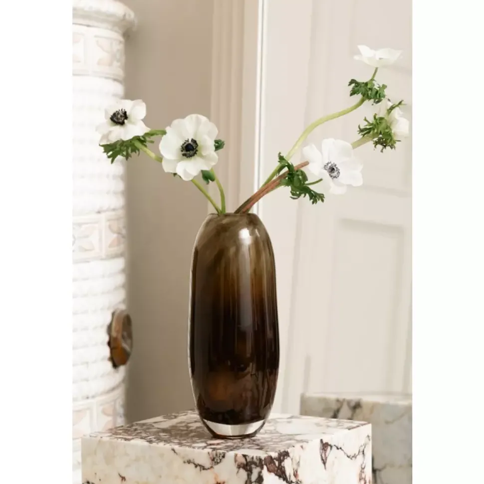 Magnor - Lumo vase høy brun 30 cm