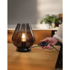Magnor Rocks XO Bordlampe Koks Stor 30cm