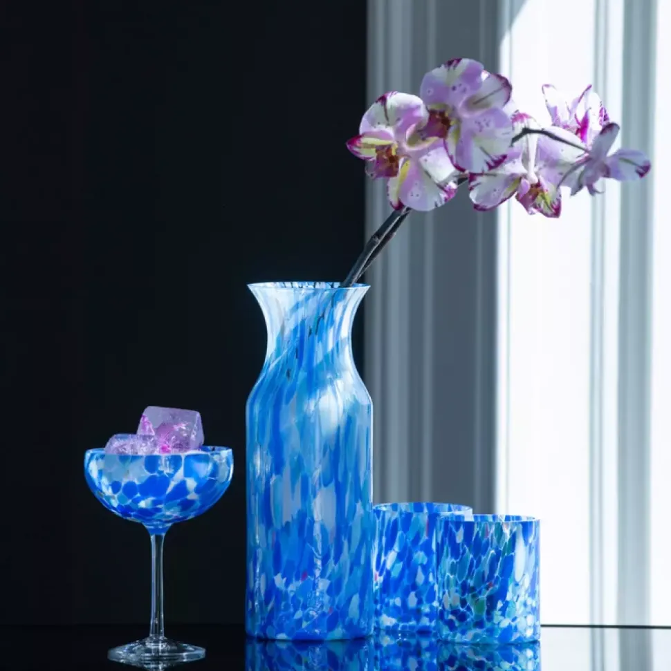 Magnor Swirl Champagneglass Blå 22cl