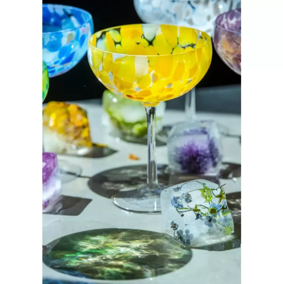 Magnor Swirl Champagneglass Gul 22cl
