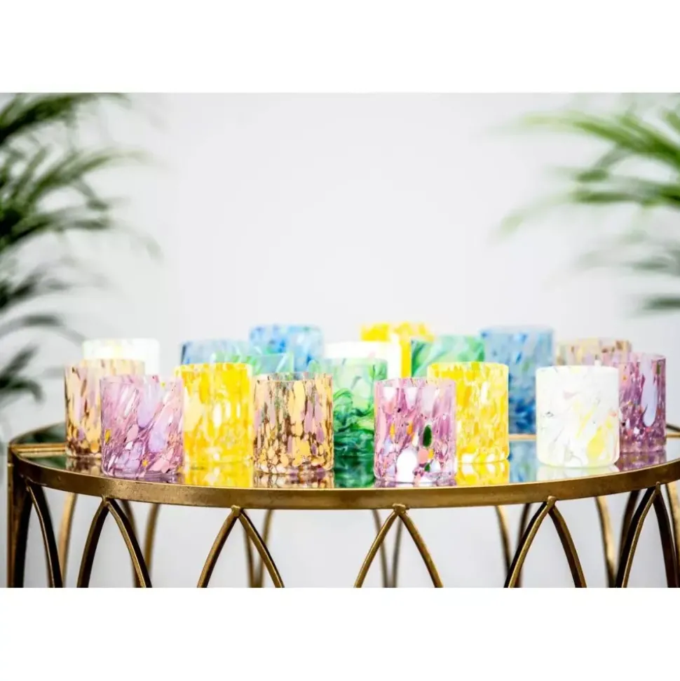 Magnor Swirl Glass/lykt Brun