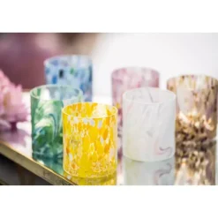 Magnor Swirl Glass/lykt Brun
