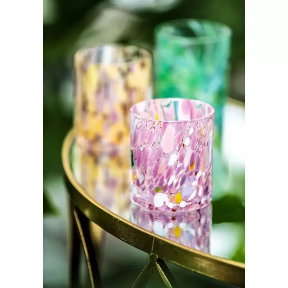 Magnor Swirl Glass/lykt Brun