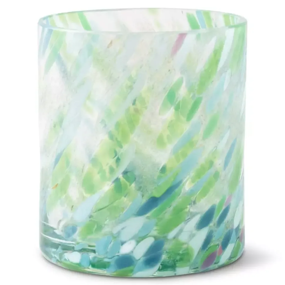 Magnor Swirl Glass/lykt Grønn