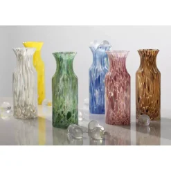 Magnor Swirl Karaffel/vase Gul