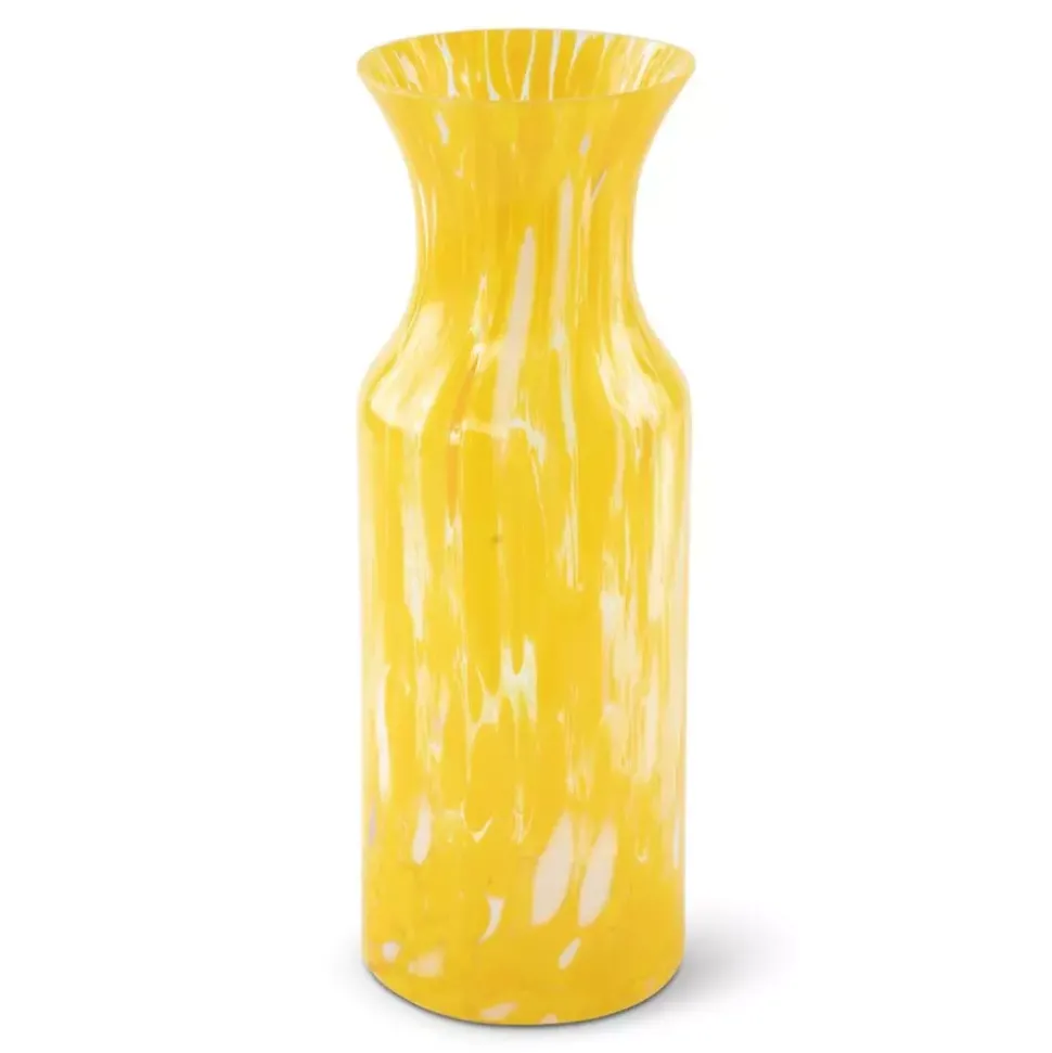 Magnor Swirl Karaffel/vase Gul