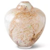 Magnor - Unik skulptur kunstglass brun multi stor 31 cm